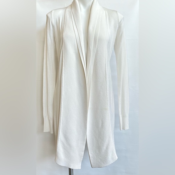 Guess by Marciano White Shawl Collar Cardigan Size XS - Picture 1 of 10